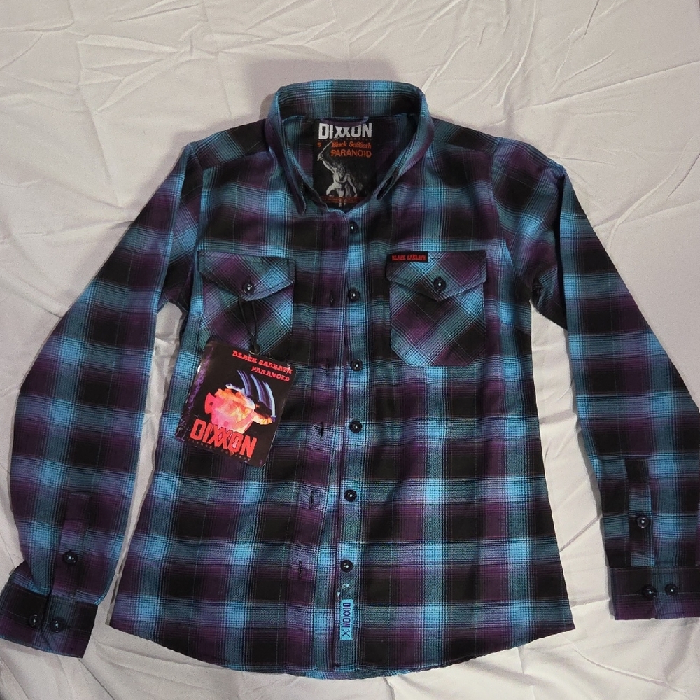 DIXXON Vibrant Plaid Button Down Shirt